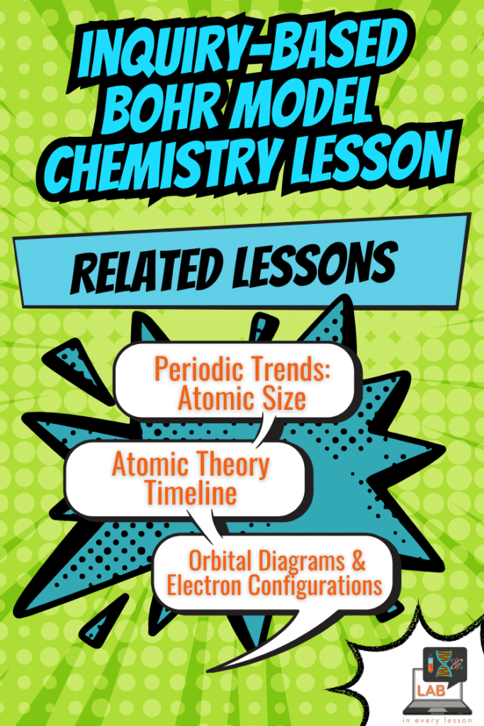 bohr model activity related inquiry-based science lessons for mixing and matching