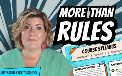 How to Create an Inquiry-Based Science Syllabus