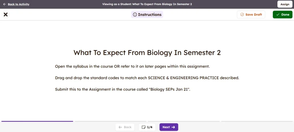 science-and-engineering-practices-activity-instructions-w | Lab In Every Lesson Student instructions for a beginning-of-year Science and Engineering Practices activity that introduces the course through an inquiry-based standards matching task.